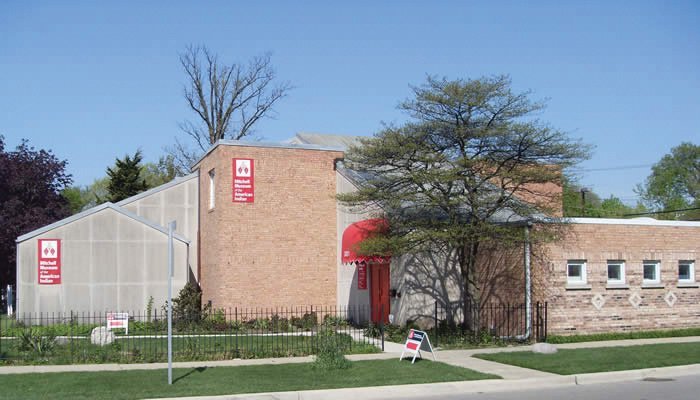 The Mitchell Museum of The American Indian on Central Street.