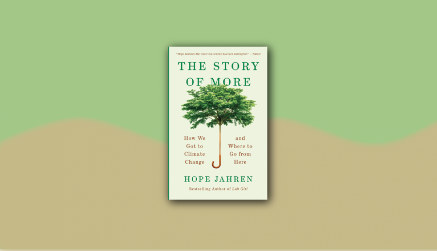 One Book One Northwestern book sits on green-and-brown background.